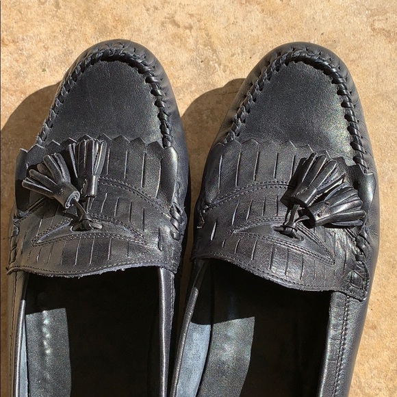 Bruno Magli Pisces Navy Blue Loafers - Picture 15 of 16